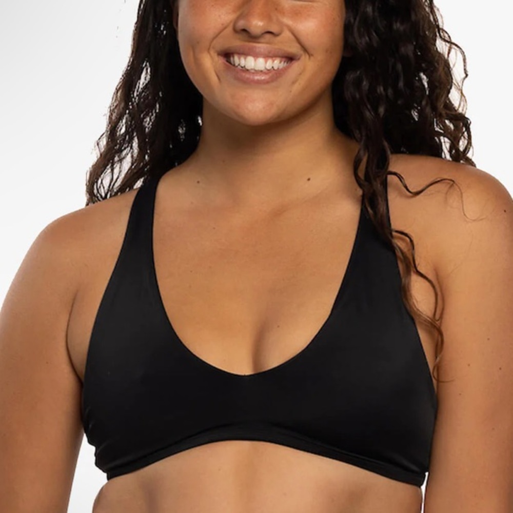 Jolyn Aster Bikini Top, Small, Black